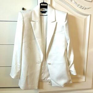 Alice + Olivia White blazer